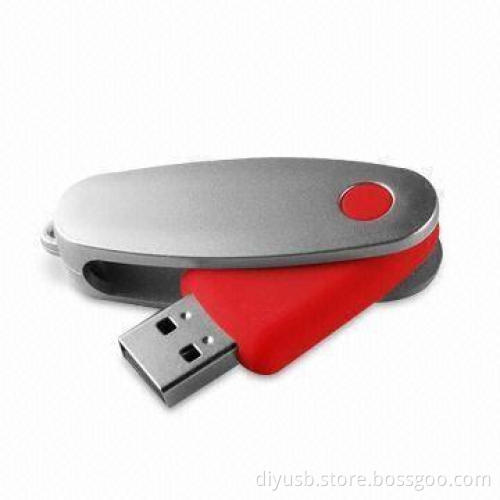 Arbor Style USB Flash Drive with 64MB to 32GB Memory Capacity and 10-year Data Retention